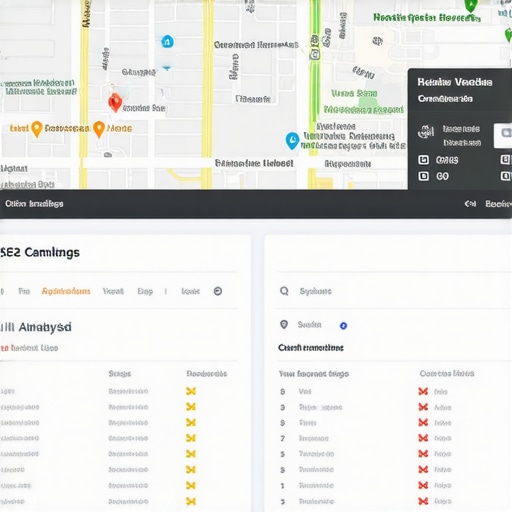 Local SEO dashboard with performance metrics Screenshot displaying rankings, reviews, and analytics for local SEO
