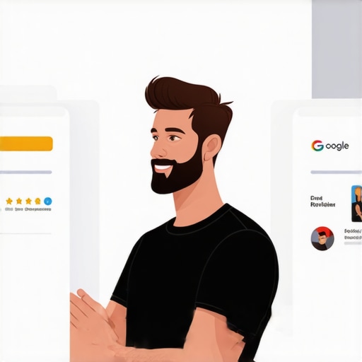 Optimizing Google Profile for Local Leads Business owner updating Google My Business profile on computer