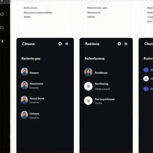 Local SEO Dashboard Monitoring Screenshot of local SEO analytics dashboard tracking Google Maps rankings and reviews.