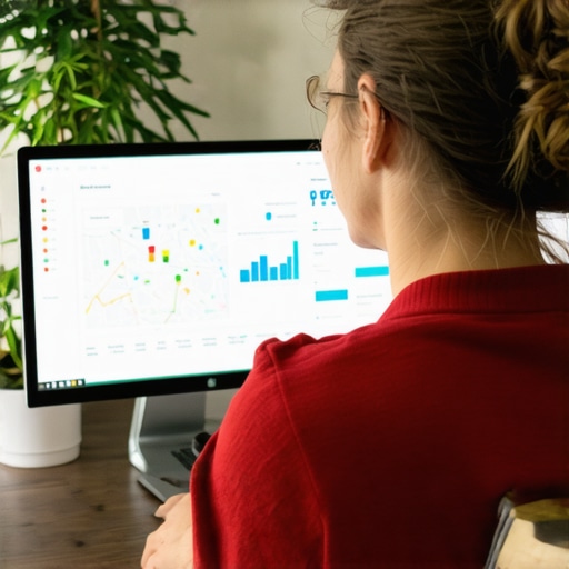 SEO expert working on local business Google profile optimization.