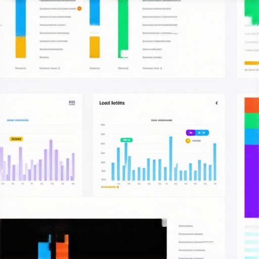 A detailed digital dashboard displaying local SEO performance metrics and maps analytics