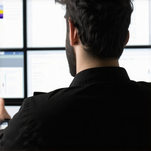 Person overseeing multiple SEO dashboards showing rankings, reviews, and citation statuses.