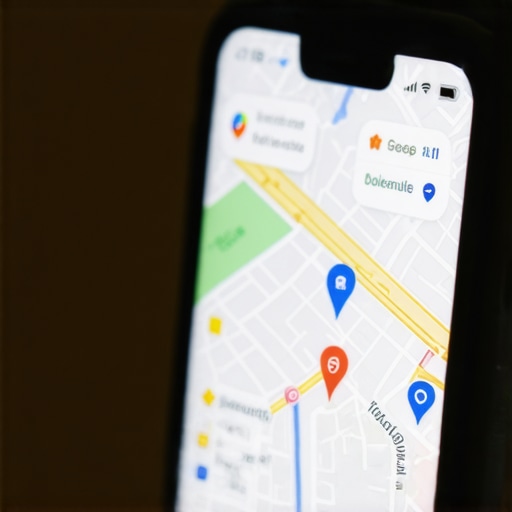 A smartphone screen showcasing a well-optimized Google Maps profile with reviews and images